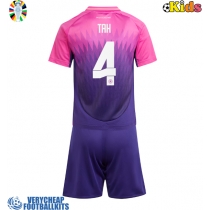 Germany Jonathan Tah #4 Replica Away Minikit Euro 2024 Short Sleeve (+ pants)